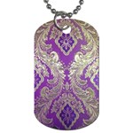 Purple & Gold  CBDOilPrincess E70d1a7c-502f-48a3-839e-eea25bfe4633 Dog Tag (One Side)