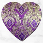 Purple & Gold  CBDOilPrincess E70d1a7c-502f-48a3-839e-eea25bfe4633 Jigsaw Puzzle (Heart)