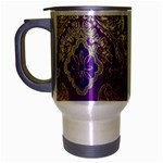 Purple & Gold  CBDOilPrincess E70d1a7c-502f-48a3-839e-eea25bfe4633 Travel Mug (Silver Gray)