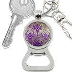 Purple & Gold  CBDOilPrincess E70d1a7c-502f-48a3-839e-eea25bfe4633 Bottle Opener Key Chain