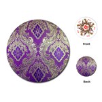 Purple & Gold  CBDOilPrincess E70d1a7c-502f-48a3-839e-eea25bfe4633 Playing Cards Single Design (Round)