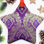 Purple & Gold  CBDOilPrincess E70d1a7c-502f-48a3-839e-eea25bfe4633 Star Ornament (Two Sides)