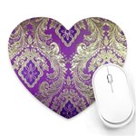 Purple & Gold  CBDOilPrincess E70d1a7c-502f-48a3-839e-eea25bfe4633 Heart Mousepads