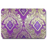 Purple & Gold  CBDOilPrincess E70d1a7c-502f-48a3-839e-eea25bfe4633 Large Doormat 