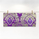 Purple & Gold  CBDOilPrincess E70d1a7c-502f-48a3-839e-eea25bfe4633 Hand Towel