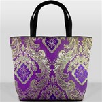 Purple & Gold  CBDOilPrincess E70d1a7c-502f-48a3-839e-eea25bfe4633 Bucket Bag