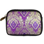 Purple & Gold  CBDOilPrincess E70d1a7c-502f-48a3-839e-eea25bfe4633 Digital Camera Leather Case