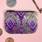 Purple & Gold  CBDOilPrincess E70d1a7c-502f-48a3-839e-eea25bfe4633 Mini Coin Purse