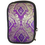 Purple & Gold  CBDOilPrincess E70d1a7c-502f-48a3-839e-eea25bfe4633 Compact Camera Leather Case