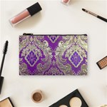 Purple & Gold  CBDOilPrincess E70d1a7c-502f-48a3-839e-eea25bfe4633 Cosmetic Bag (Small)