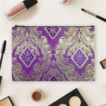 Purple & Gold  CBDOilPrincess E70d1a7c-502f-48a3-839e-eea25bfe4633 Cosmetic Bag (Large)