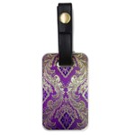 Purple & Gold  CBDOilPrincess E70d1a7c-502f-48a3-839e-eea25bfe4633 Luggage Tag (one side)