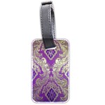 Purple & Gold  CBDOilPrincess E70d1a7c-502f-48a3-839e-eea25bfe4633 Luggage Tag (two sides)