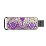 Purple & Gold  CBDOilPrincess E70d1a7c-502f-48a3-839e-eea25bfe4633 Portable USB Flash (One Side)