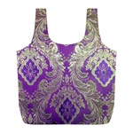Purple & Gold  CBDOilPrincess E70d1a7c-502f-48a3-839e-eea25bfe4633 Full Print Recycle Bag (L)