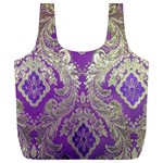 Purple & Gold  CBDOilPrincess E70d1a7c-502f-48a3-839e-eea25bfe4633 Full Print Recycle Bag (XL)