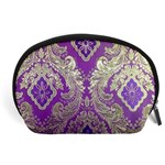 Purple & Gold  CBDOilPrincess E70d1a7c-502f-48a3-839e-eea25bfe4633 Accessory Pouch (Large)
