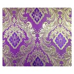 Purple & Gold  CBDOilPrincess E70d1a7c-502f-48a3-839e-eea25bfe4633 Double Sided Flano Blanket (Small) 