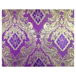 Purple & Gold  CBDOilPrincess E70d1a7c-502f-48a3-839e-eea25bfe4633 Double Sided Flano Blanket (Medium) 