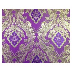 Purple & Gold  CBDOilPrincess E70d1a7c 60 x50  Blanket Back