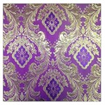 Purple & Gold  CBDOilPrincess E70d1a7c-502f-48a3-839e-eea25bfe4633 Large Satin Scarf (Square)