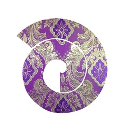 Purple & Gold  CBDOilPrincess E70d1a7c Neck Sleeve