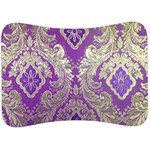 Purple & Gold  CBDOilPrincess E70d1a7c-502f-48a3-839e-eea25bfe4633 Velour Seat Head Rest Cushion