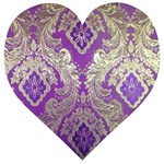 Purple & Gold  CBDOilPrincess E70d1a7c-502f-48a3-839e-eea25bfe4633 Wooden Puzzle Heart