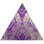 Purple & Gold  CBDOilPrincess E70d1a7c-502f-48a3-839e-eea25bfe4633 Wooden Puzzle Triangle