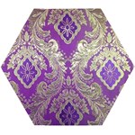 Purple & Gold  CBDOilPrincess E70d1a7c-502f-48a3-839e-eea25bfe4633 Wooden Puzzle Hexagon