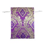 Purple & Gold  CBDOilPrincess E70d1a7c-502f-48a3-839e-eea25bfe4633 Lightweight Drawstring Pouch (S)