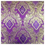 Purple & Gold  CBDOilPrincess E70d1a7c-502f-48a3-839e-eea25bfe4633 Long Sheer Chiffon Scarf 