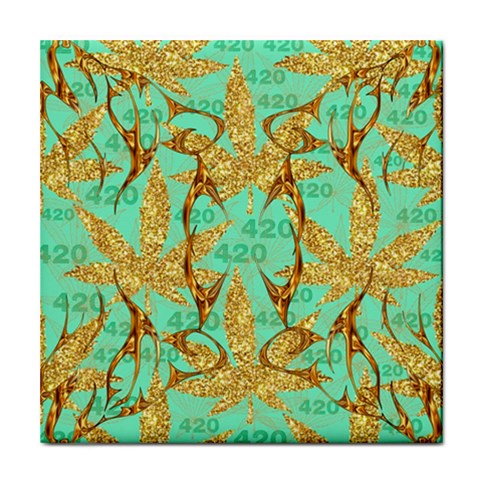 420 Golden Marijuana Leaves CBDOilPrincess 4620c7f7 Front