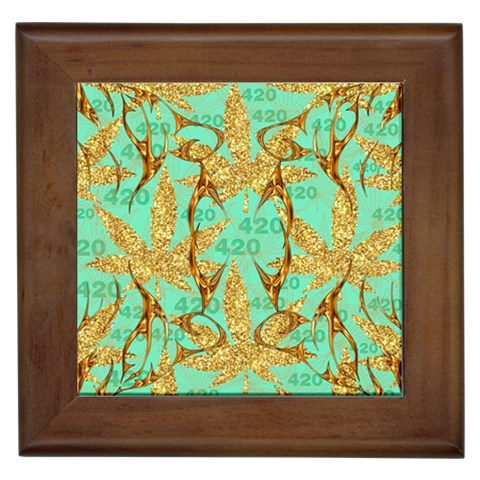 420 Golden Marijuana Leaves CBDOilPrincess 4620c7f7 Front