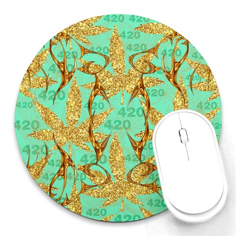 420 Golden Marijuana Leaves CBDOilPrincess 4620c7f7 Front