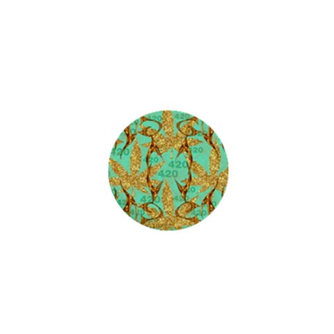 420 Golden Marijuana Leaves CBDOilPrincess 4620c7f7 Front