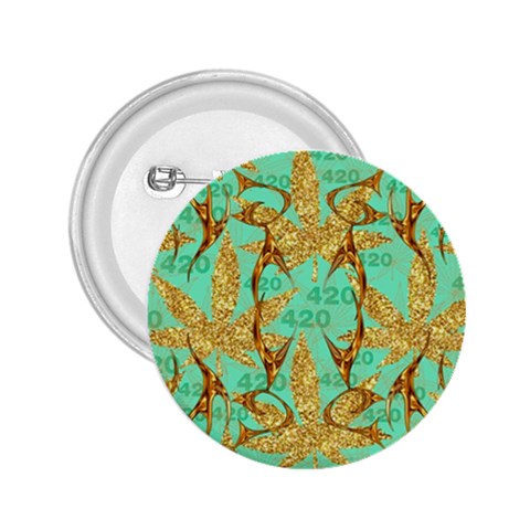 420 Golden Marijuana Leaves CBDOilPrincess 4620c7f7 Front
