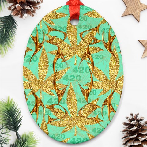 420 Golden Marijuana Leaves CBDOilPrincess 4620c7f7 Front