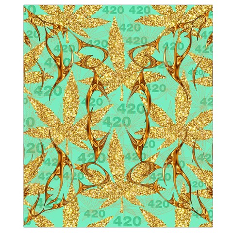 420 Golden Marijuana Leaves CBDOilPrincess 4620c7f7 Back Strap