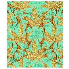 420 Golden Marijuana Leaves CBDOilPrincess 4620c7f7 Back Strap