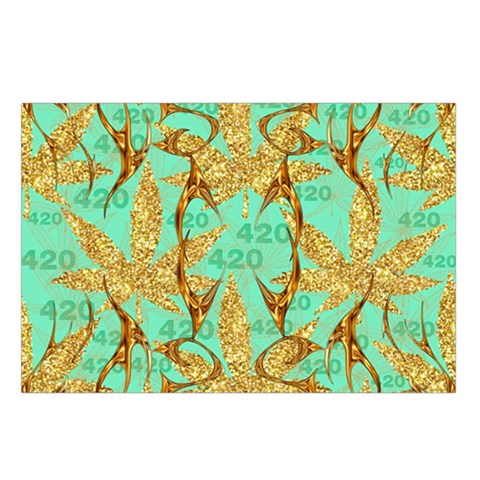 420 Golden Marijuana Leaves CBDOilPrincess 4620c7f7 Loop