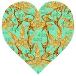 420 Golden Marijuana Leaves CBDOilPrincess 4620c7f7-26fd-4a03-a44e-12e7042c7a06 Wooden Puzzle Heart