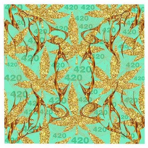 420 Golden Marijuana Leaves CBDOilPrincess 4620c7f7 Front
