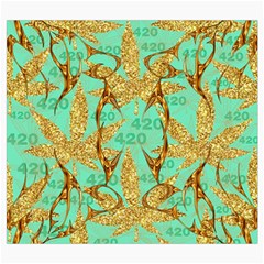 420 Golden Marijuana Leaves CBDOilPrincess 4620c7f7 Front