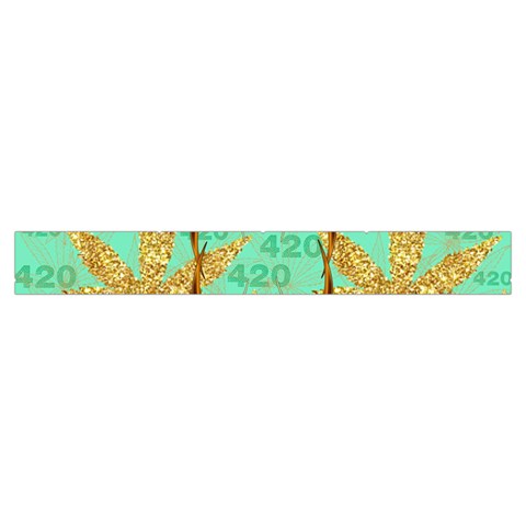 420 Golden Marijuana Leaves CBDOilPrincess 4620c7f7 Zipper Tape Front