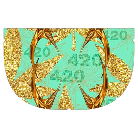 420 Golden Marijuana Leaves CBDOilPrincess 4620c7f7 Side Left