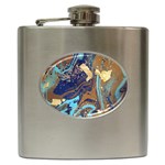 My Pour Cup Painting CBDOilPrincess 0cfa8741-c750-44af-8d62-c9a03448df92 Hip Flask (6 oz)