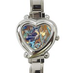 My Pour Cup Painting CBDOilPrincess 0cfa8741-c750-44af-8d62-c9a03448df92 Heart Italian Charm Watch