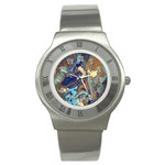 My Pour Cup Painting CBDOilPrincess 0cfa8741-c750-44af-8d62-c9a03448df92 Stainless Steel Watch