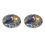 My Pour Cup Painting CBDOilPrincess 0cfa8741-c750-44af-8d62-c9a03448df92 Cufflinks (Oval)